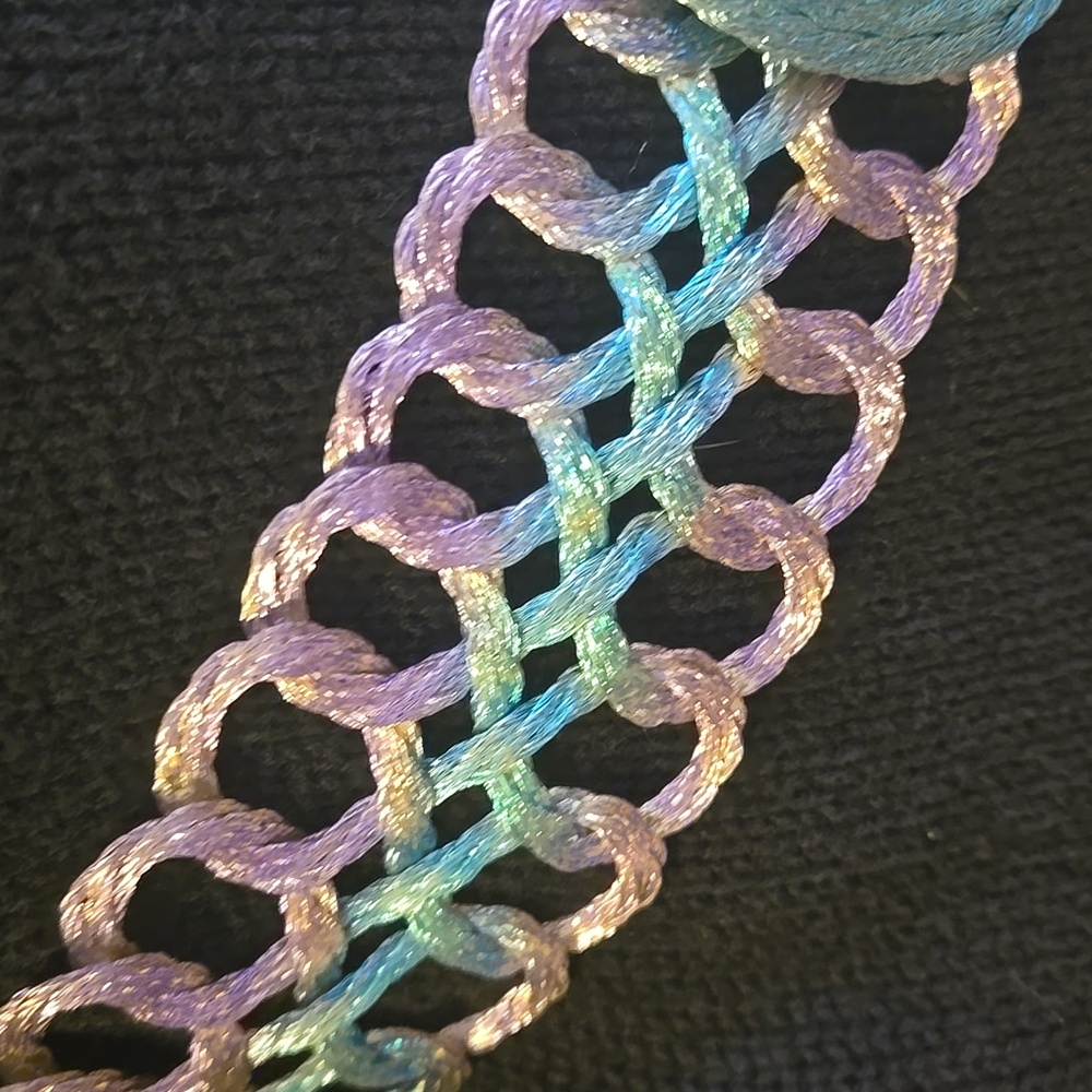 Handmade Adjustable Woven Metal Belt - Picture 4 of 6